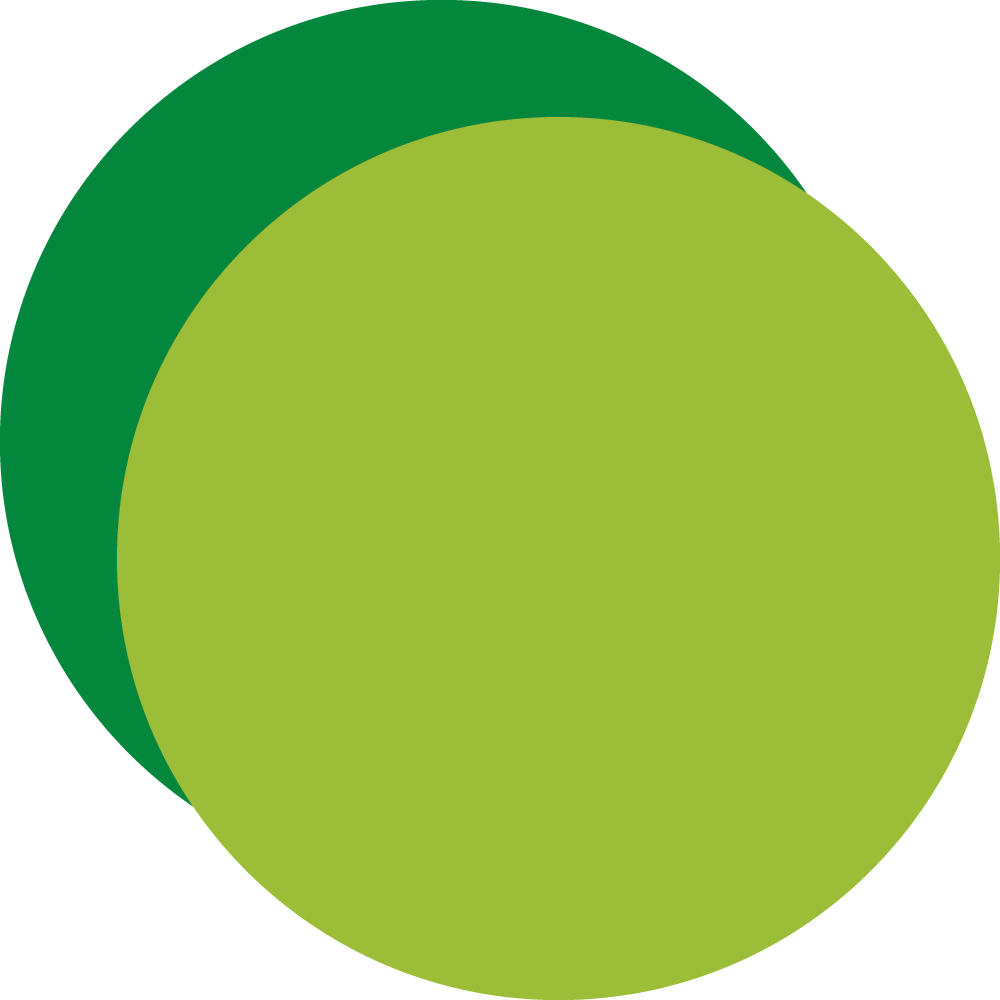 Cirkler mørkgrøn lysgrøn