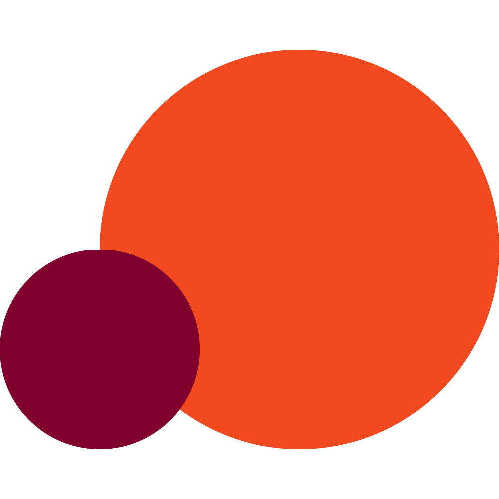 Cirkler Rød Orange